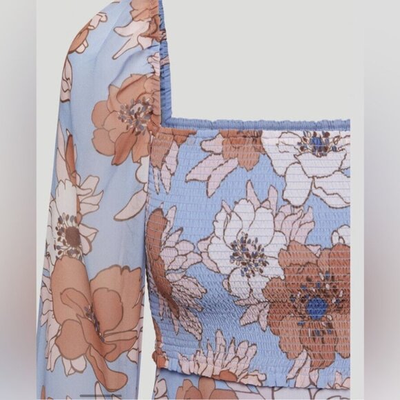 💥NEW TO CLOSET💥 Aritzia Wilfred Villa Pleated Chiffon Dress - Picture 4 of 10